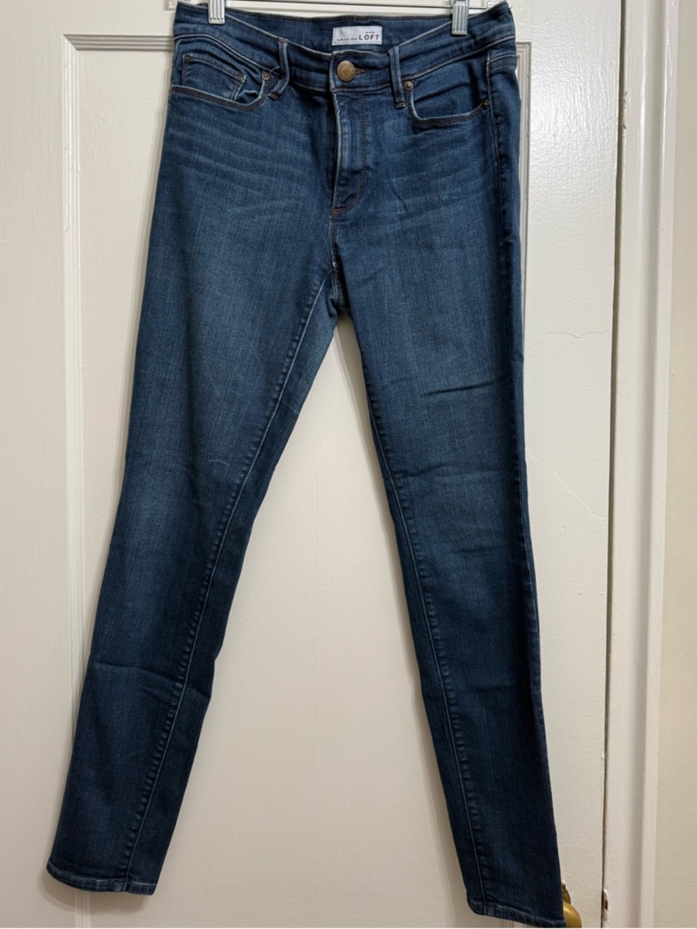 LOFT Dark Blue Skinny Jeans - Women's 6